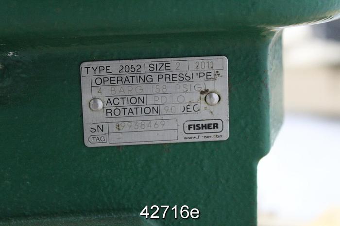 Used Fisher 6" V150 Series B Vee-Ball Valve #42716