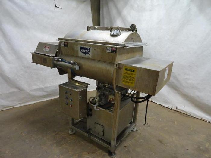 Used AMFEC Hydraulic Vacuum Mixer/Massager; Md#510