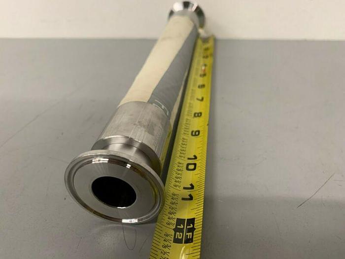 Used PermaSeal 12" Hose w/ 1" Sanitary Fittings