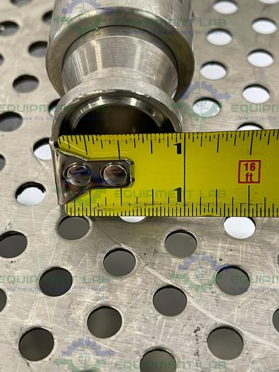 Used Sani Tech  STHT-W-0750 72" Silicone Hose w/ 3/4" Sanitary Fitting