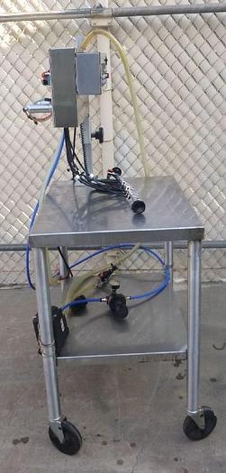 Used Filler, Piston, 8-Head, Accutek, Mdl Mini Pinch, #S743812