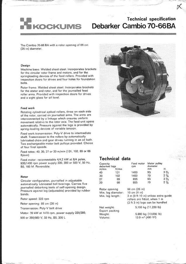 Used Cambio 70-66 BA