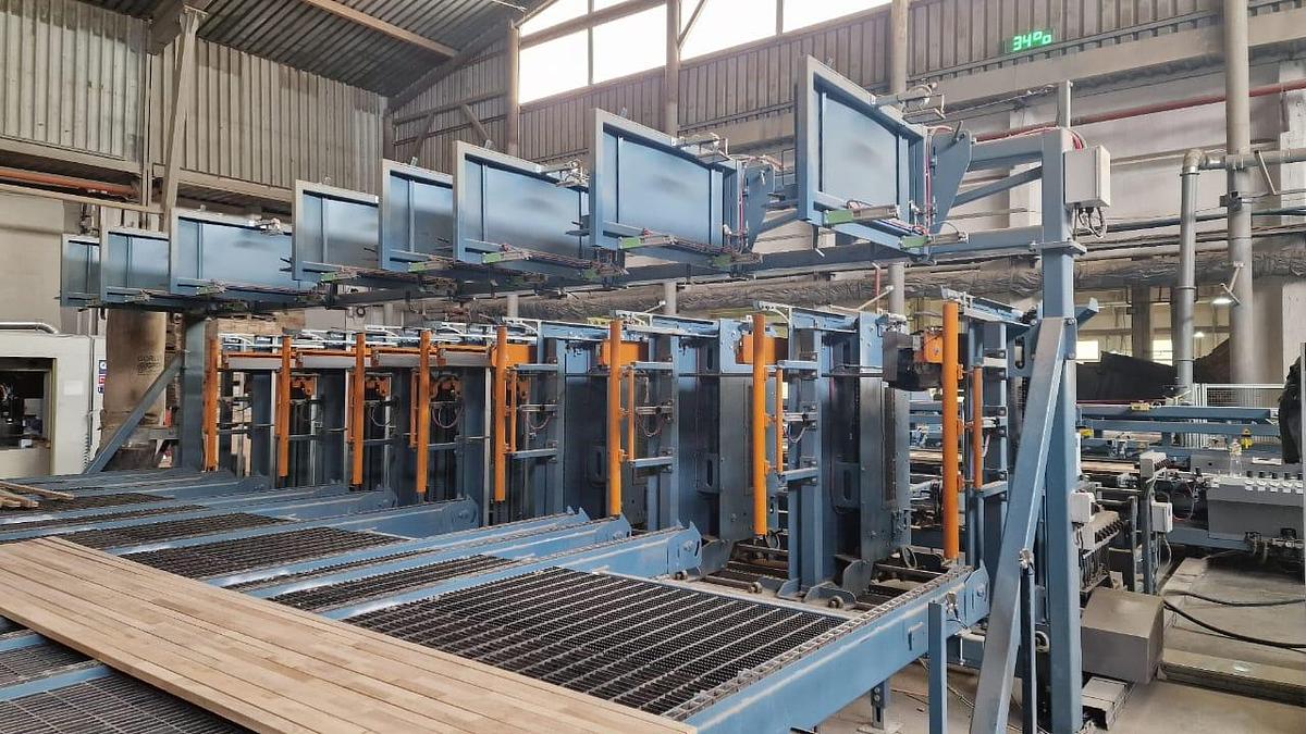 Used High speed horizontal finger jointing