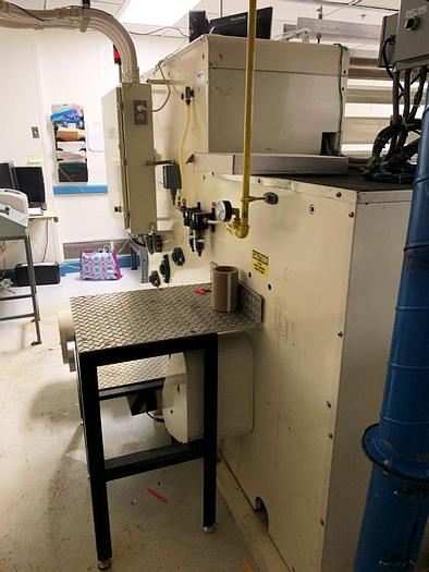 Used 62" INDEPENDENT MODEL 62 GB DUPLEX SLITTER REWINDER CANTILEVERED