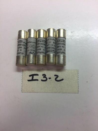 Ferraz Shawmut FR10GB69V20 Protistor Ferrule Fuse 20 Amp 10*38 Lot Of 5