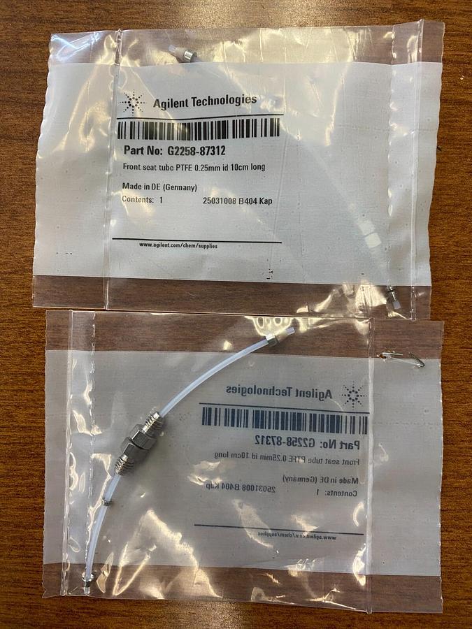 Front seat tube PTFE 0.25 mm id 10 cm long. For G2258A 1100/1200 Series Dual