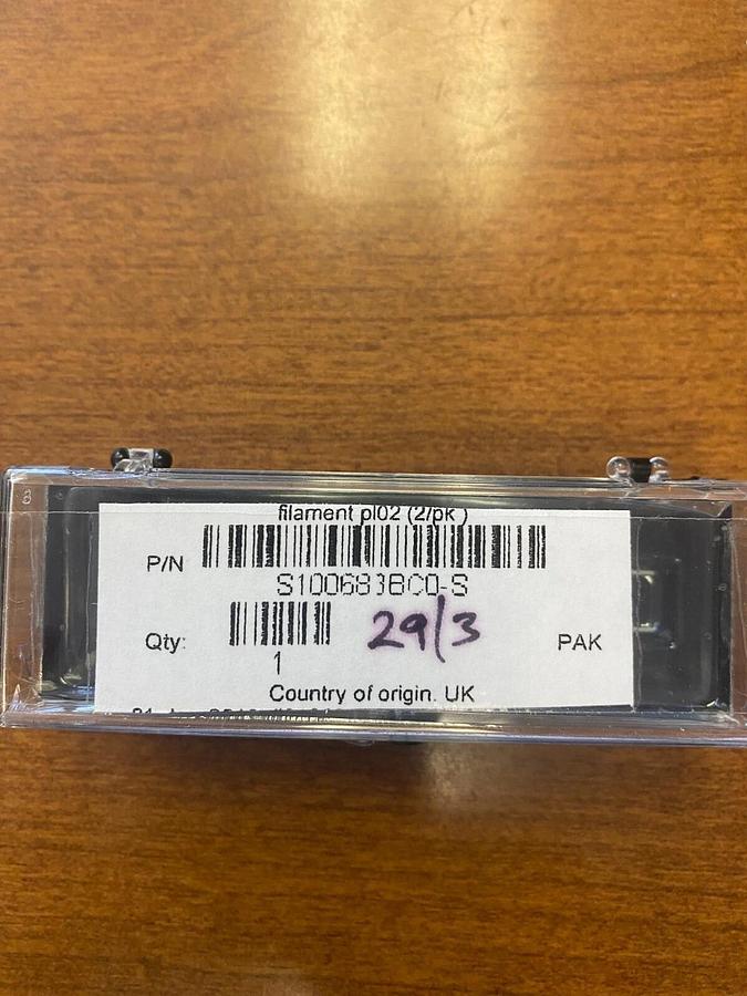 NEW Waters S100683BC0-S Mass spectrometry filament (2 PACK)