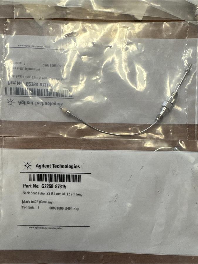 G2258-87315 Back Seat Tube SS 0.5 mm Id, 12 Cm Long , New