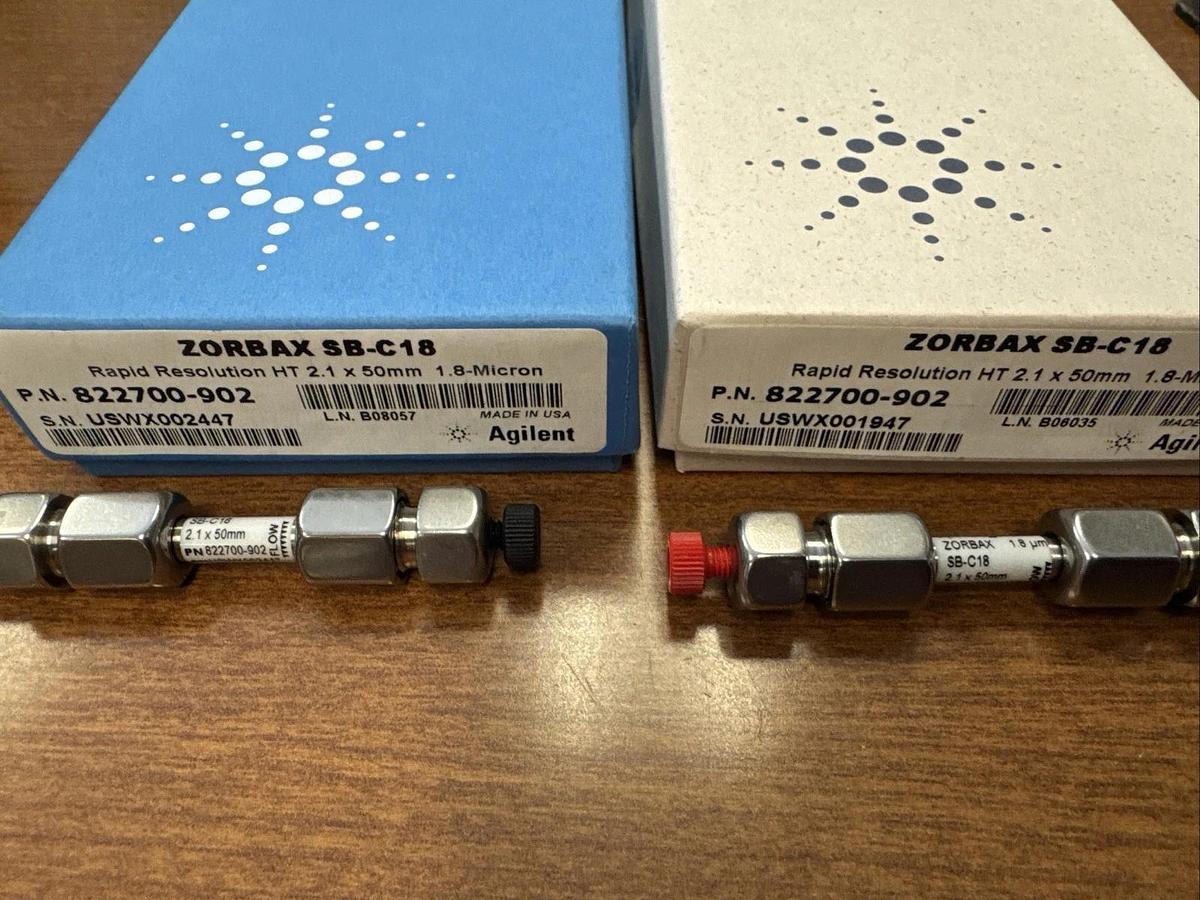 Used Agilent Zorbax SB-C18 2.1x50mm 1.8 Micron 822700-902 RR HT Column