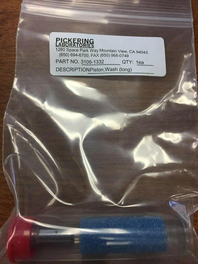 Pickering Laboratories Piston Wash, long 3102-1332 New, Labs