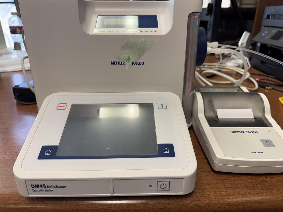 Used Mettler Toledo DM45 DeltaRange Density Meter and Printer