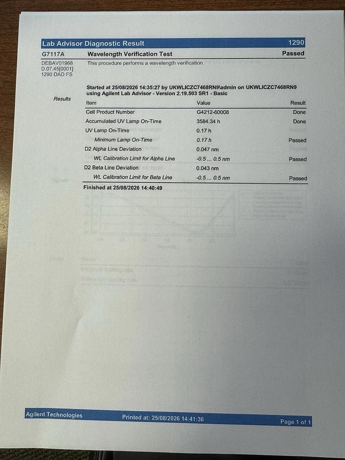 Refurbished Agilent 1290 INFINITY II Series HPLC System, Binary, Multi-Sampler, DAD Software