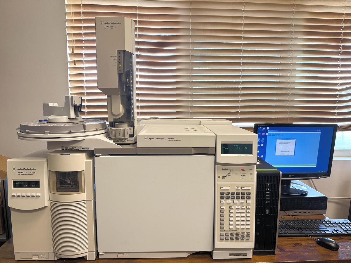 Refurbished Agilent 6890N GC 5975C Inert XL MSD GC/MS system