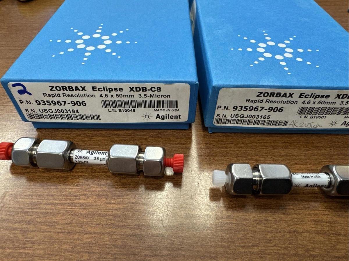 Used Agilent ZORBAX Eclipse XDB-C8, 4.6 x 50 mm, 3.5 µm 935967-906
