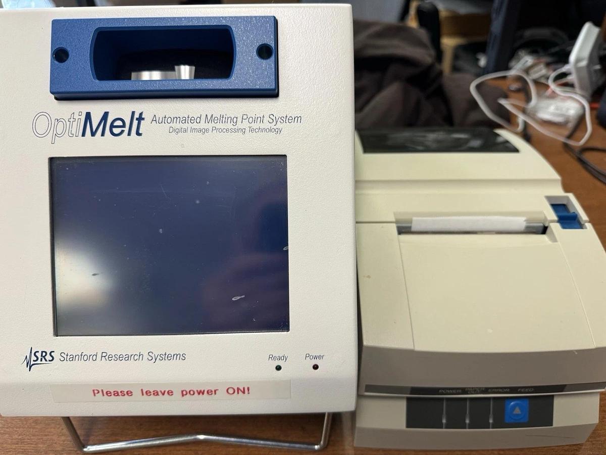 Used SRS Stanford Research Systems OptiMelt Automated Melting Point System, Printer