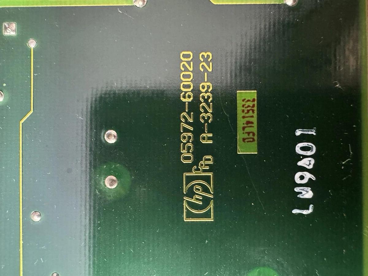 Used HP Agilent 5972 5972A MSD Main Board 05972-60020