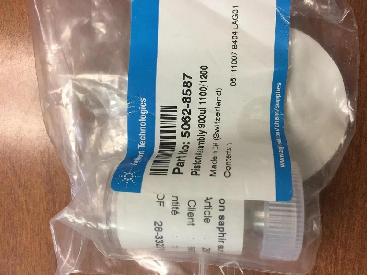 Agilent Metering Device Plunger Piston 900 uL P/N 5062-8587 1100 1200, NEW