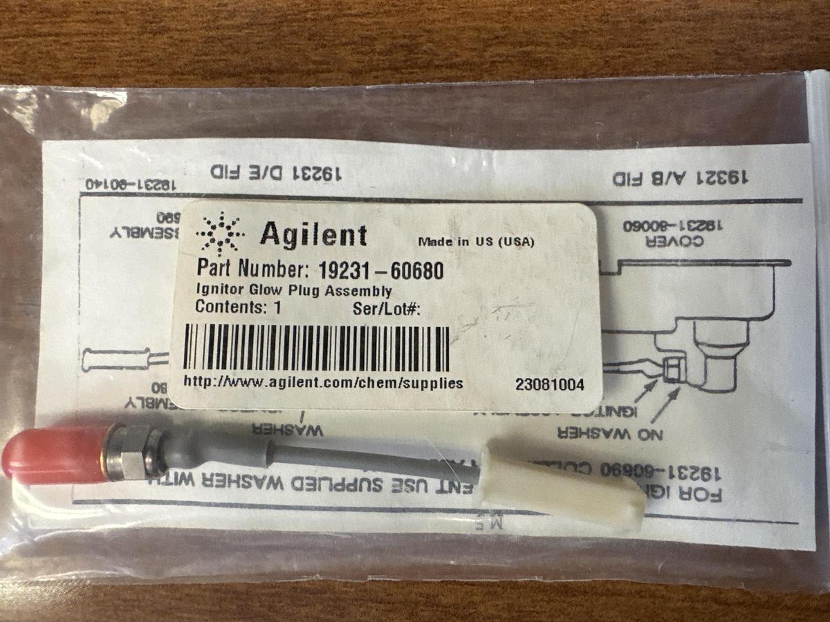 Agilent 19231-60680 Ignitor Glow plug, FID 6890 7890 8890