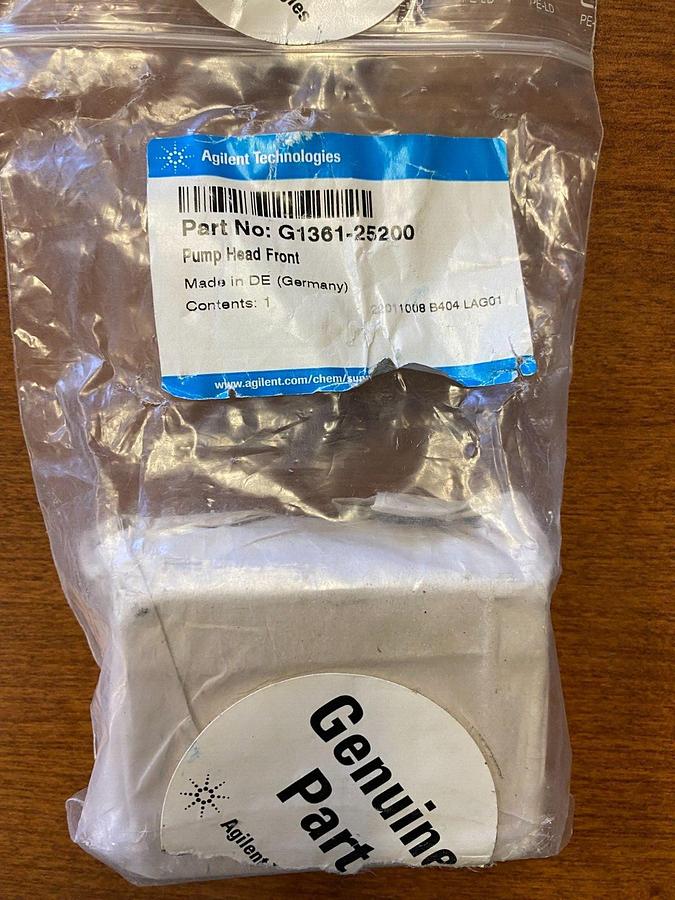 AGILENT G1361-25200 Pump head front for G1361A preparative pump NEW