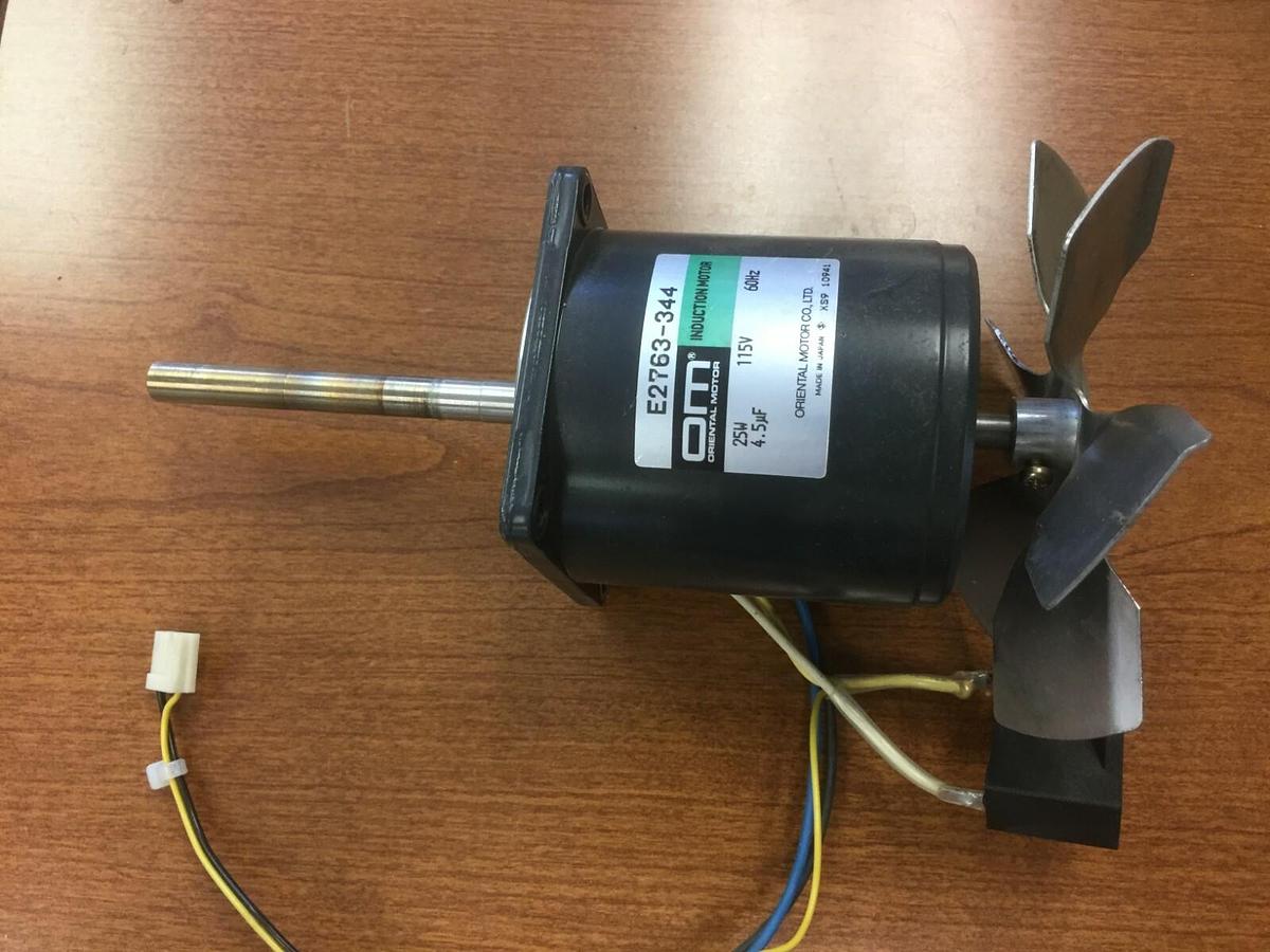 Used Shimadzu GC-17A Gas Chromatograph Oven fan motor and fan blade