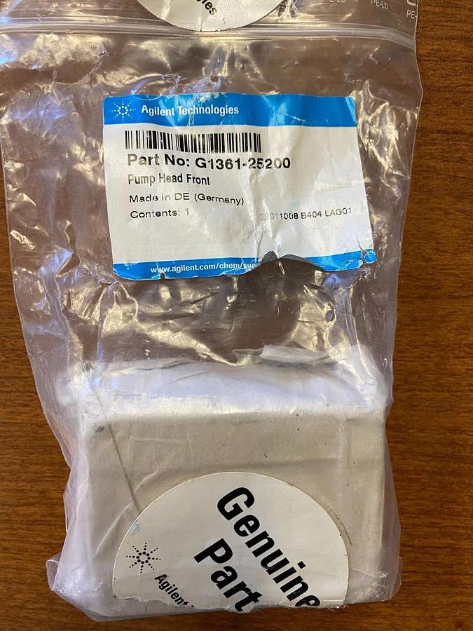 AGILENT G1361-25200 Pump head front for G1361A preparative pump NEW
