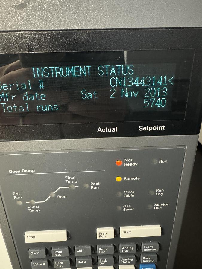 Refurbished Agilent 7890B 5977B GC/MS with G4513A and G4514A autosampler
