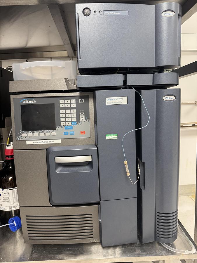 Refurbished Waters e2695 HPLC 2998 PDA and column compartment