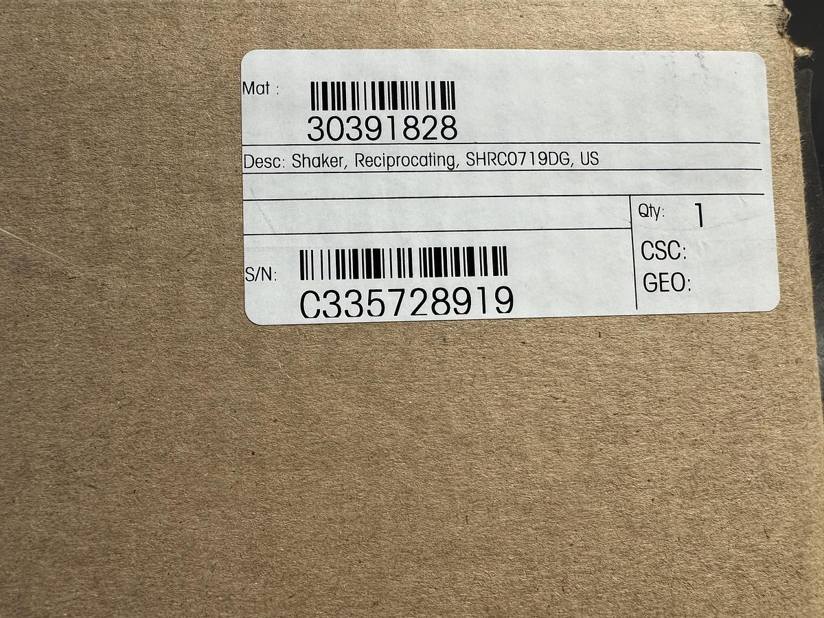 OHAUS Reciprocating Shaker, SHRC0719DG