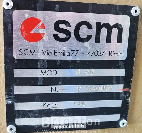 Used SCM S 50 used 9hp planer #BM2360