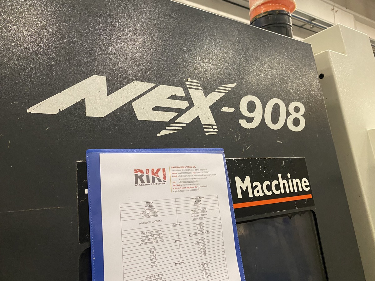 Used 2011 TAKISAWA-Taiwan NEX-908
