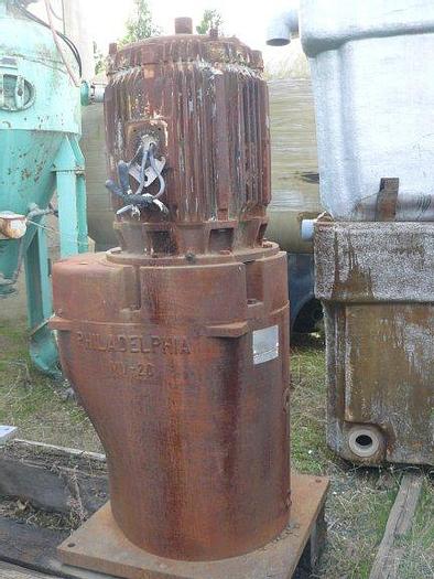Used Mixer, Agitator, 60 HP, Philadelphia, C/st,(2) #Z523800