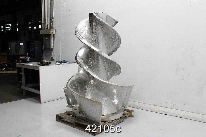 Used Voith HD-18 3-Vane Stainless Steel High Consistency Rotor #42105