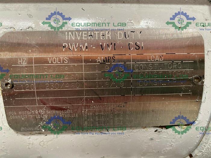 Used Masterflex 7585-50 Peristaltic Pump w/ Reliance Electric P56X40745 1/2 HP Motor