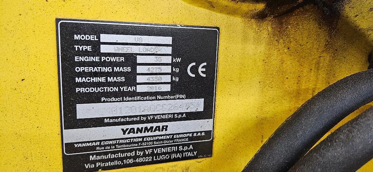 Used 2016 Yanmar Wheel Loader V8