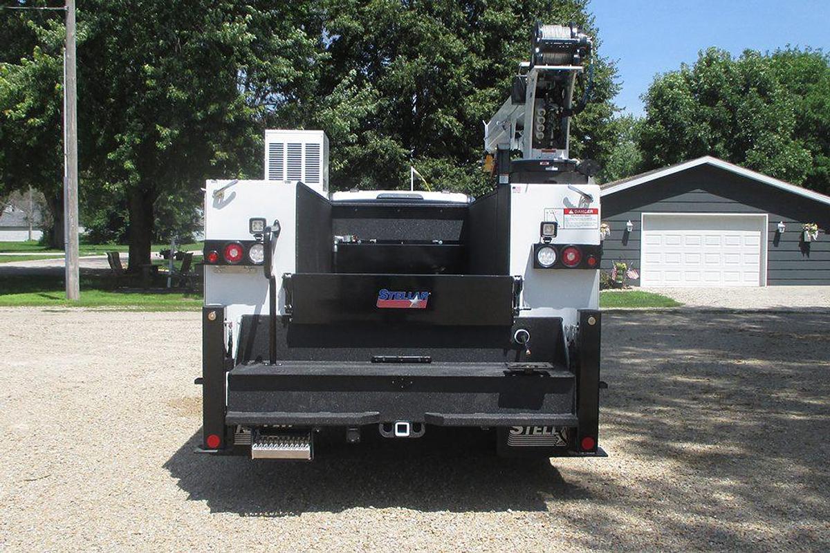 Used Service Truck with Crane