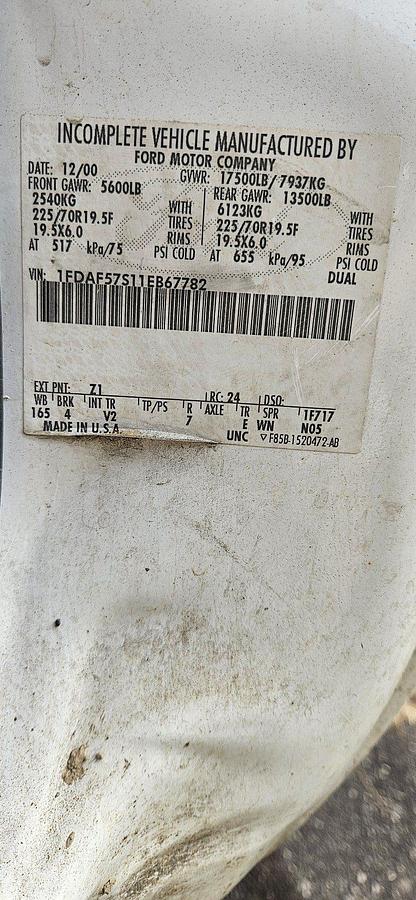 Used 2001 5T Smeal Pump Hoist