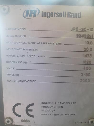 Usado Compressor Ingersoll Rand