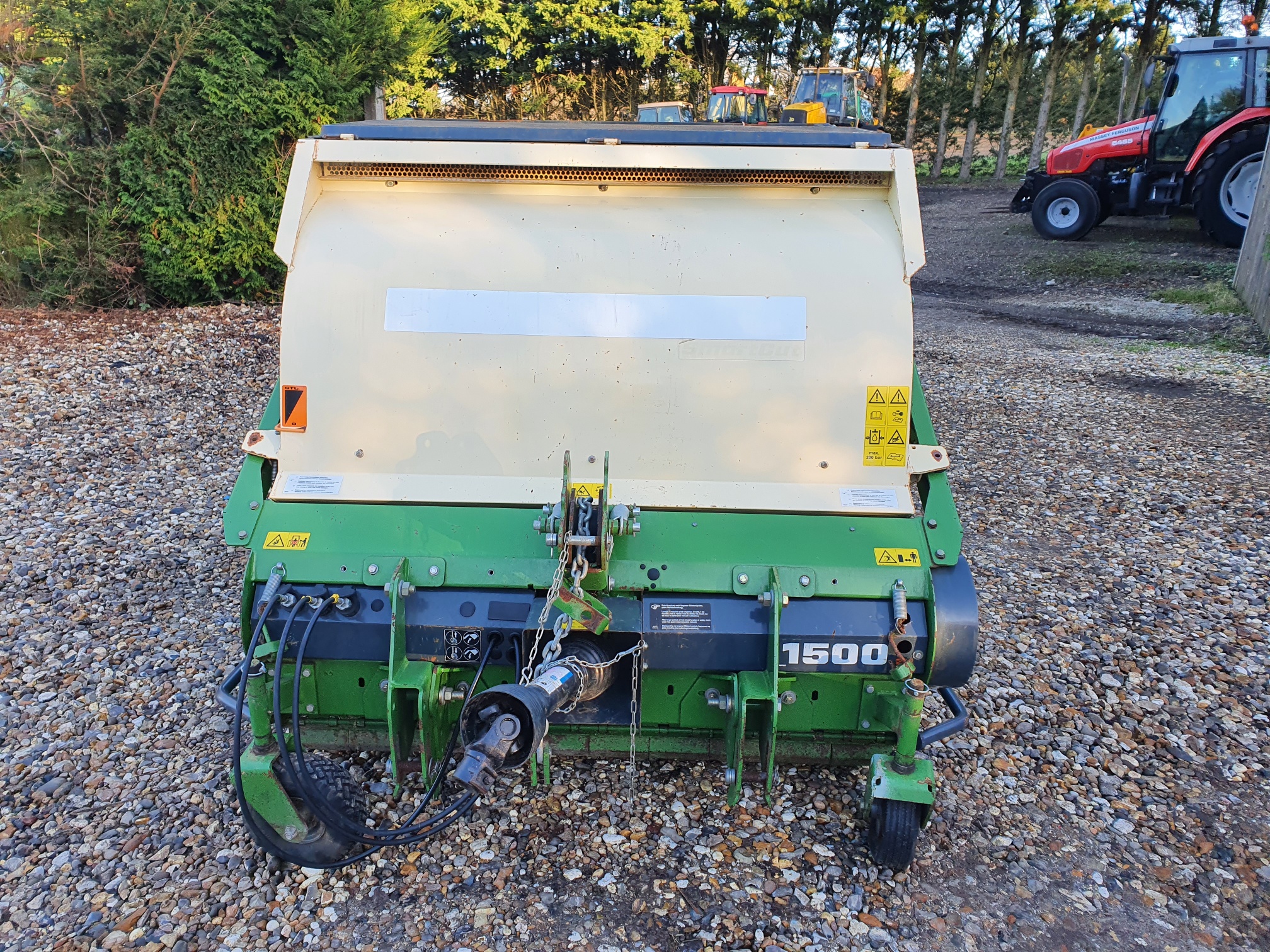 Used Amazone SmartCut GHLT 1500 Flail Mower Collector