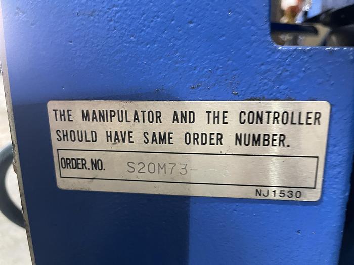 Used 2011 YASKAWA MOTOMAN ES165D 6 AXIS CNC ROBOT WITH DX100 CONTROLLER