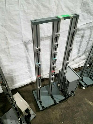 Used Keyence Amplifier Photoelectric Sensor Rack Pass Through Feed Control
