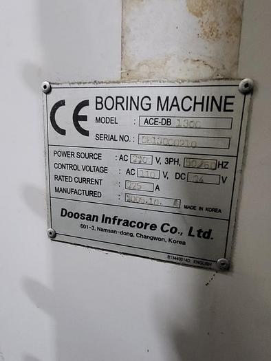 Used Borer Horizontal Table Type