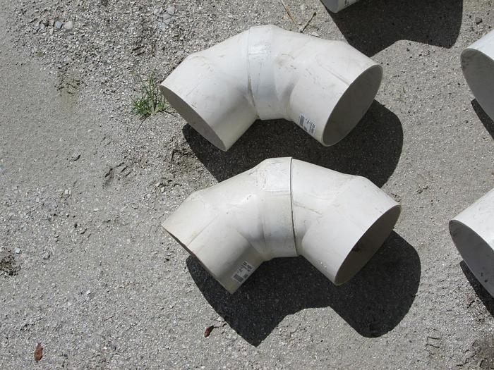 Used Pierce IPS Epoxy Coated PVC Elbows