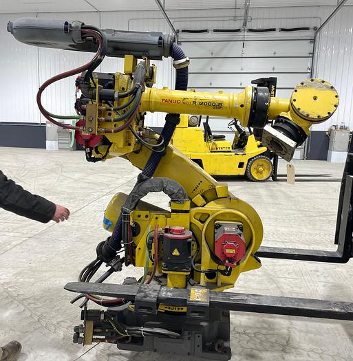Used FANUC R2000iB/210F 6 AXIS ROBOT WITH R30iA CONTROLLER