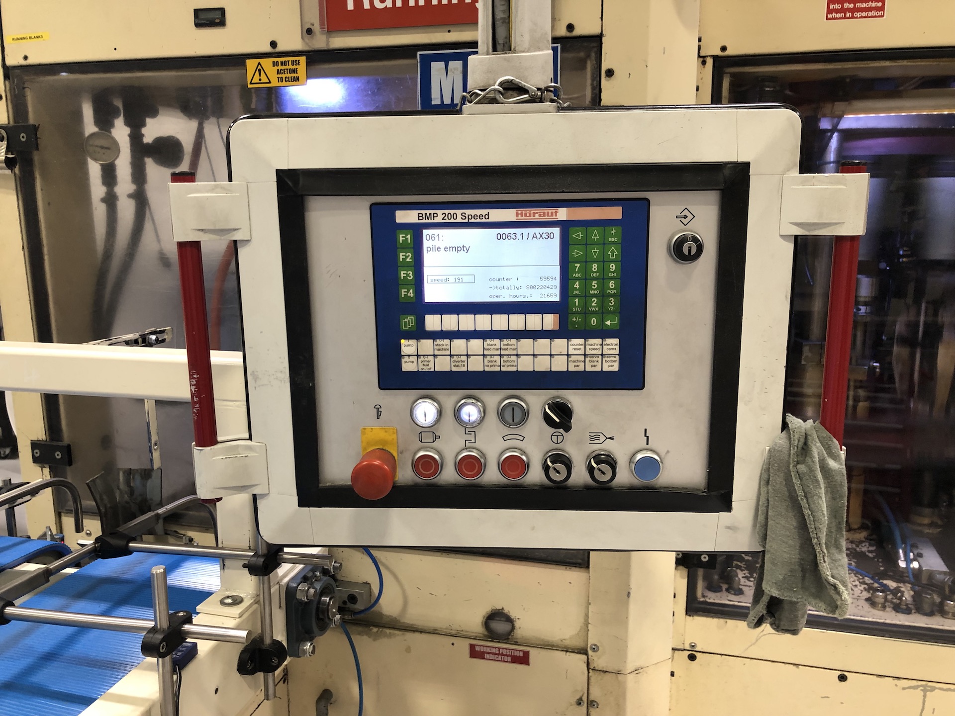 Used 2002 Hoerauf BMP 200 Speed Paper Cup Machine