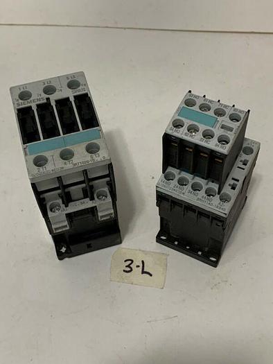 Used Siemens Sirius 3R Contactor, 3RT1026-1B, & 2RH1140-1BB40 Fast Shipping,Warra