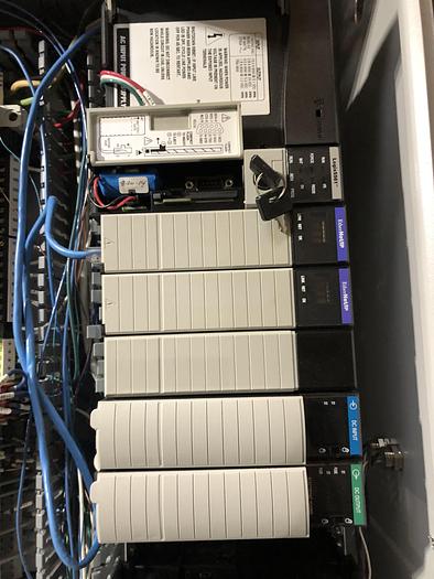 Used ALLEN BRADLEY LOGIX 5561 RACK WITH 1756-L61(M2/B1)