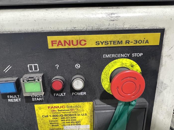 Used FANUC R2000IB/210F 6 AXIS ROBOT WITH R30iA CONTROLLER