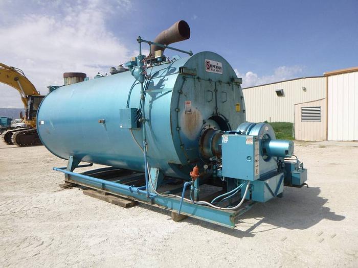 Used 1992 SUPERIOR Boiler 15 PSI Skid Mounted Low Pressure Boiler