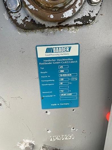 Used Baader 415 heading machine