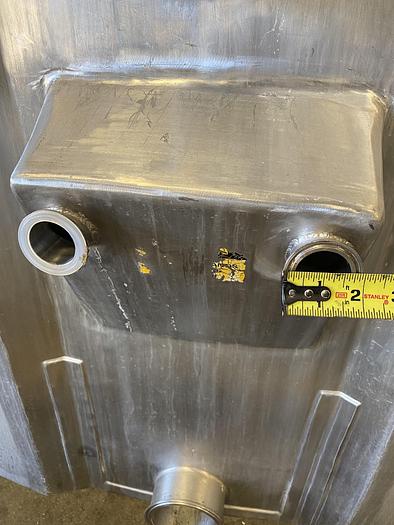 Used Damrow 4500 Gallon Double-O Cheese Vat Stainless Steel Jacketed Tank w/ Mixers
